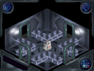 Alien 8 - start of game screenshot